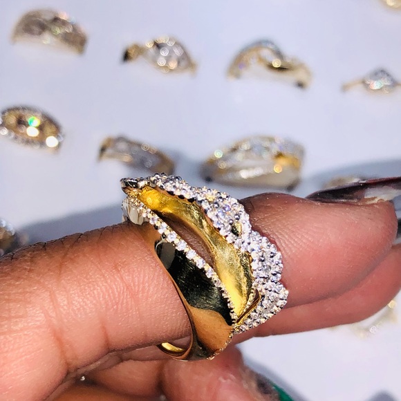 14k solid real gold Turkish design ring FREE APPRAISAL a stunning statement ring - Picture 4 of 4